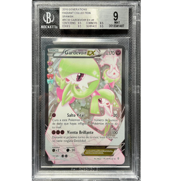 BECKETT 9 Gardevoir Ex UR #RC30-Español