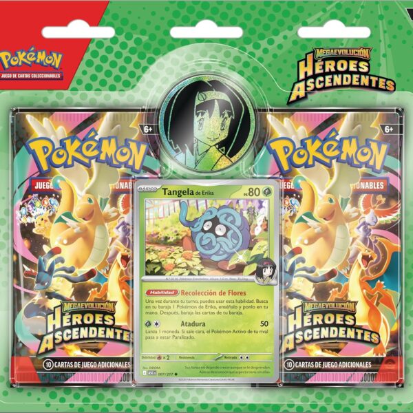 Blister Pokémon Héroes Ascendentes Erika