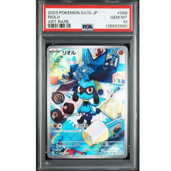 PSA 10 Riolu Scarlet EX #086